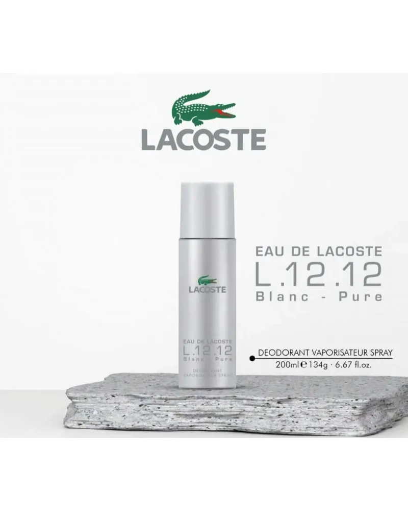 Lacoste L.12.12 Blanc Pure Erkek Deodorant 200ml